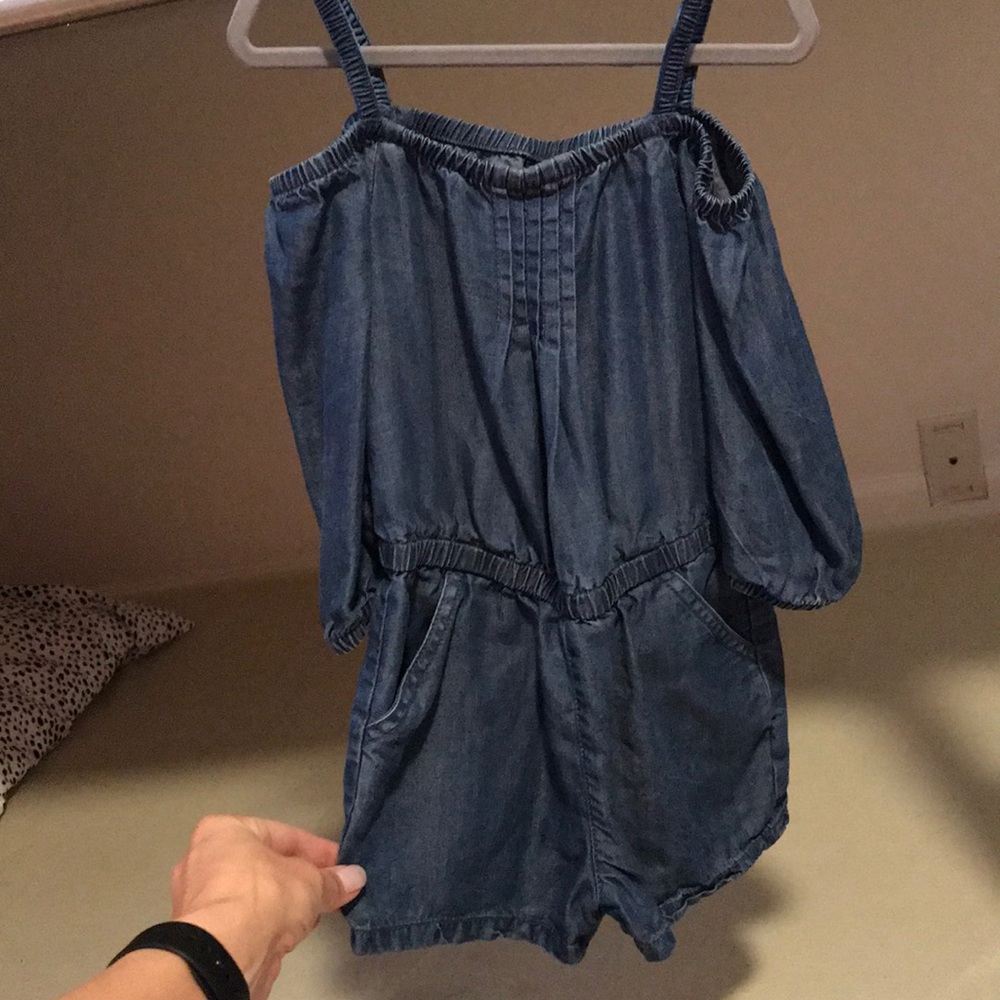 Oshkosh denim romper